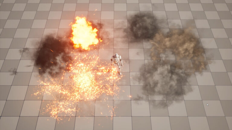 TopDown game mode – Explosions VFX download