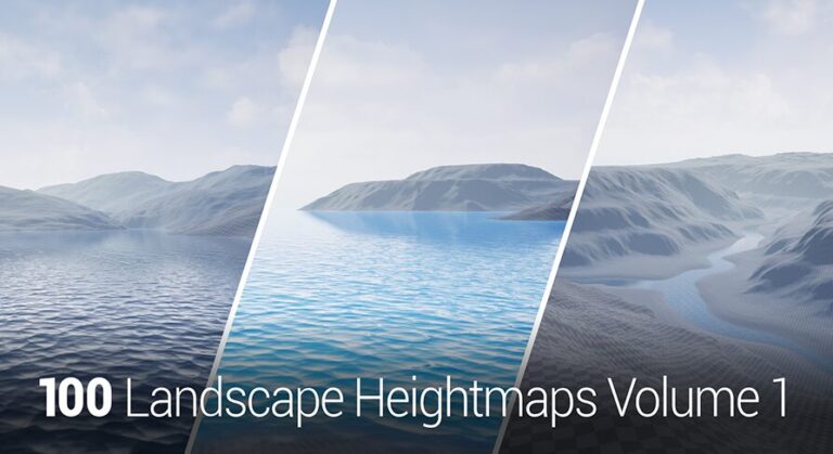100 Landscape Heightmap Brushes Pack download