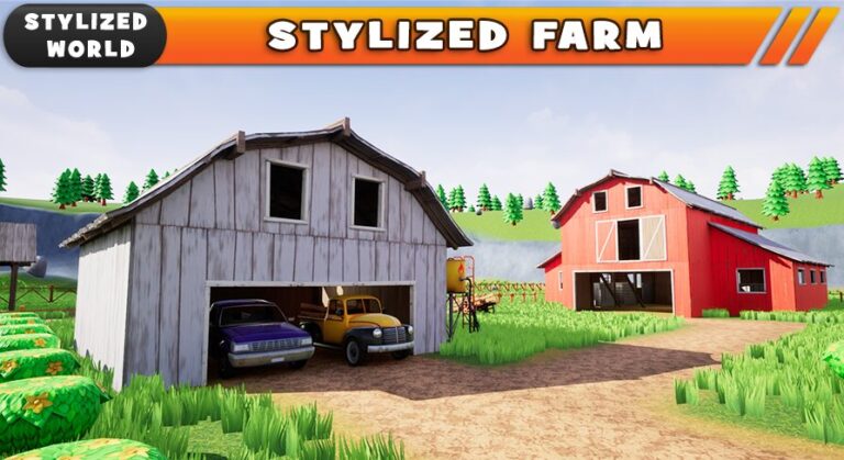 Stylized Farm Village download