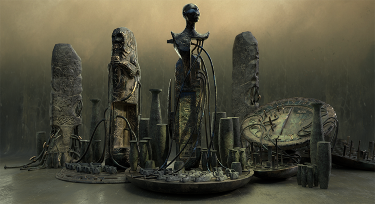 Vintage SciFi pack VOL 1 Enigmatic Ancient Stone download