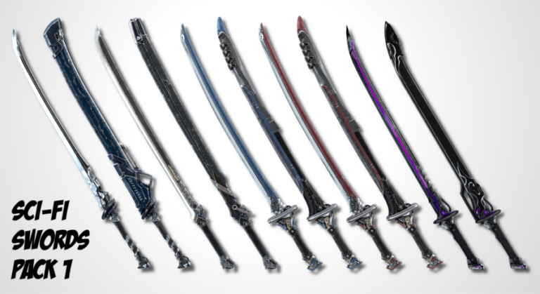 Sci-Fi Swords Pack 1 download