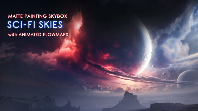 Matte Painting Skybox Pack: Sci Fi Skies download