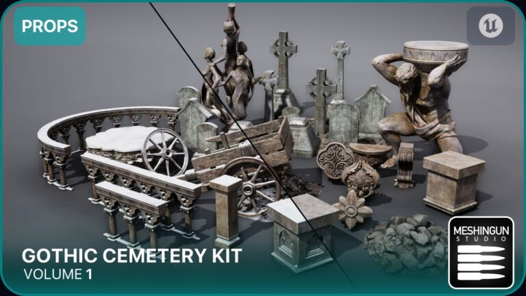 Gothic Cemetery Pack download