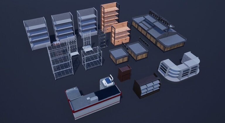 Supermarket Store Props download