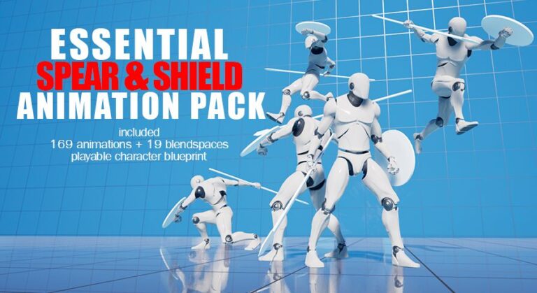 Essential Spear And Shield Animation Pack download