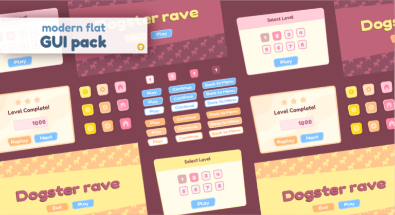 Modern Flat GUI Pack download