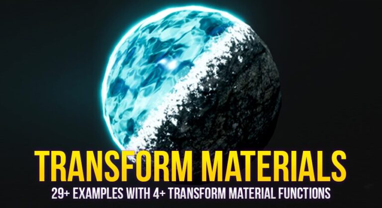 Interactive and Customizable Transform Material Pack download