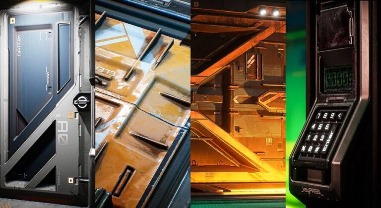 Sci-Fi Door Set download