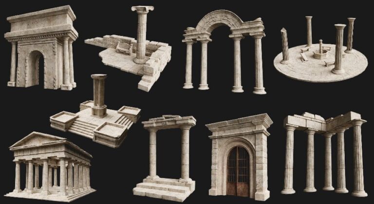 Ancient Greece Roman Ruins download