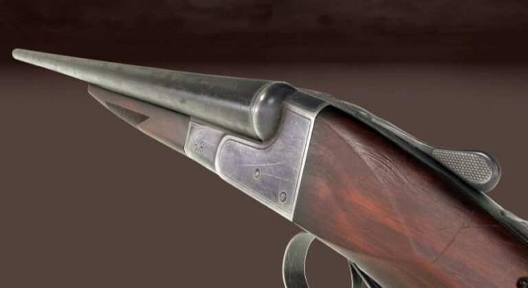 Animated Double Barrel shotgun download