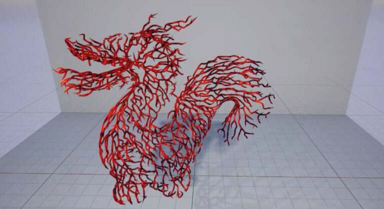 Vein Growth Effect & Point Cloud Function Library in Blueprint download