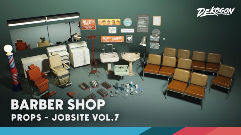 Jobsite VOL.7 – Barber (Nanite + Low Poly) download