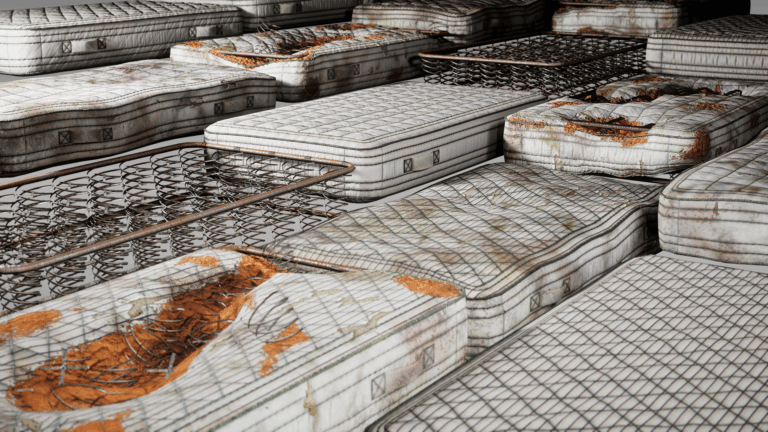 Pack of Old & Damaged Mattresses download
