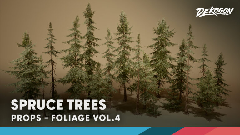 Foliage VOL.4 – Spruce Trees (Nanite and Low Poly) download