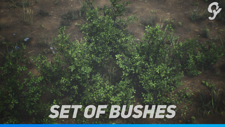 Set of bushes download