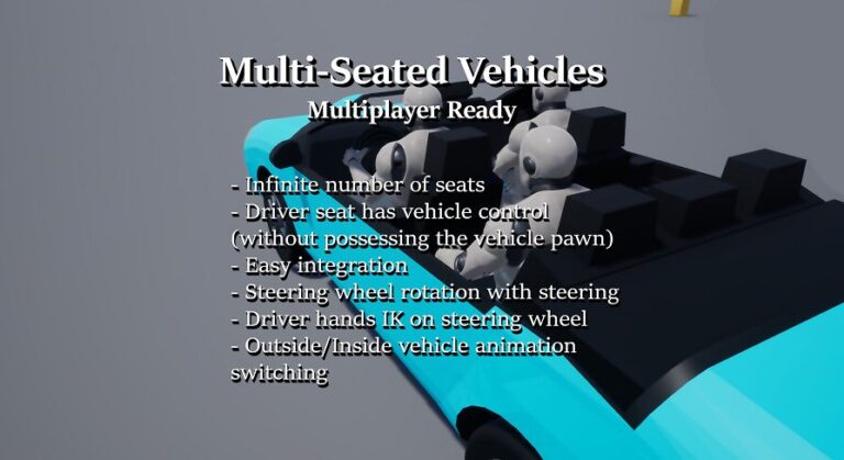 Multi-Seated Vehicles (Multiplayer Ready) download