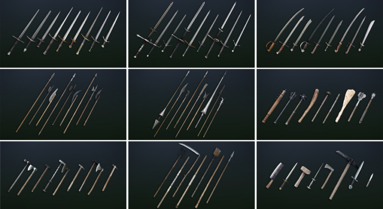 Generic Medieval Melee Pack download