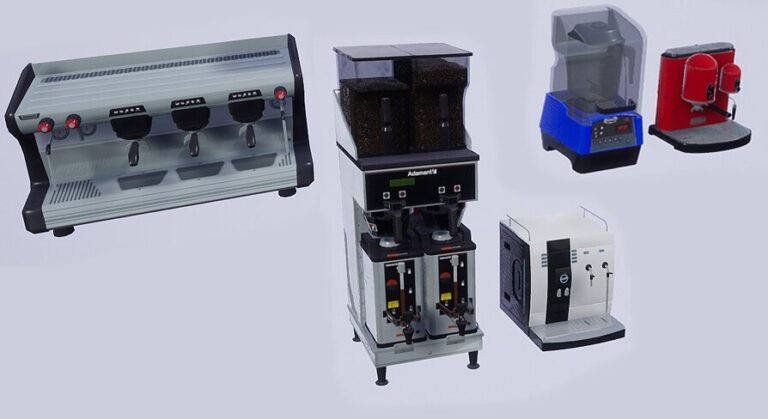 Coffee Machines set ( Personal and Industrial size ) download