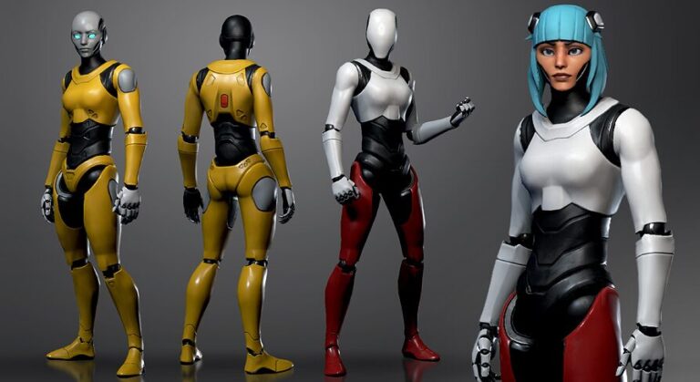 Female Mannequin Character for Stylized Female download