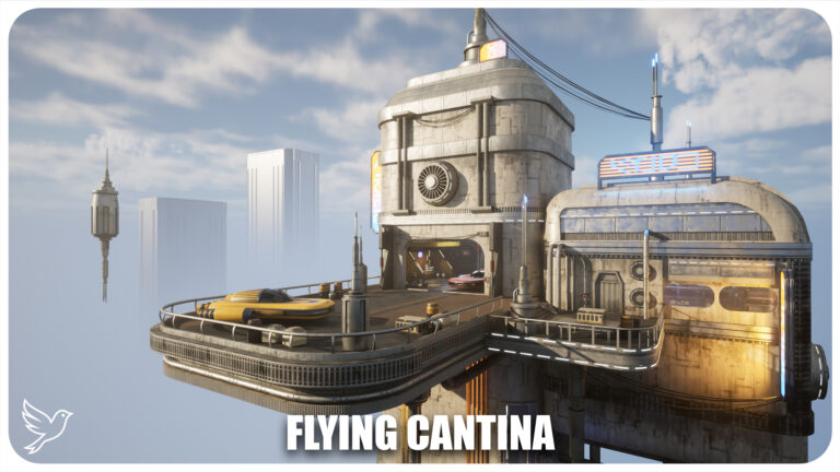 Science Fiction Flying Cantina Kit download