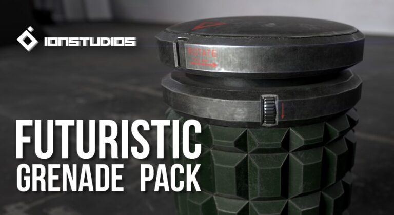 Futuristic Grenade Asset Pack download