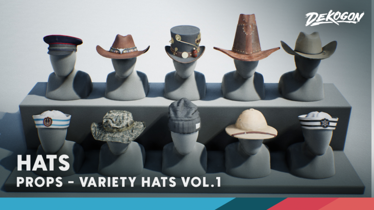 Variety Hats Pack – VOL 1 download