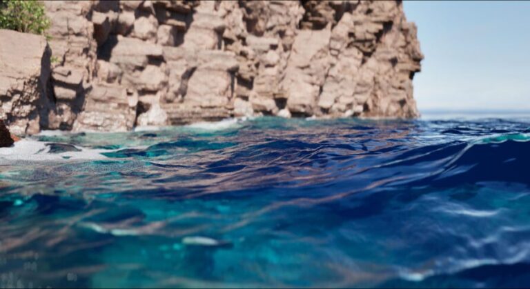 Ocean System for Rendered Cinematics download