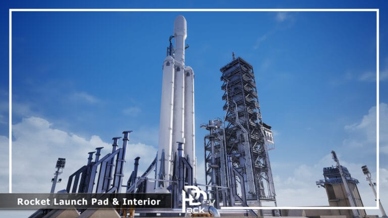 Rocket Launch Pad & Interior / Modular Environment download