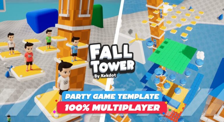FallTower – Multiplayer Blueprint Game Template – Platformer – By Kekdot download