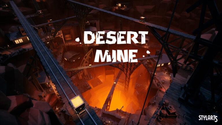 Stylized Desert Mine ( Stylized Stylised Sand Mine Dungeon Desert Desert Mine ) download
