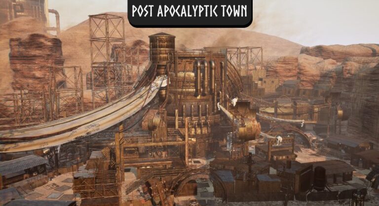 Post Apocalyptic Town (Town, Modular Town, Post Apocalypse, Sci-Fi, Wasteland) download