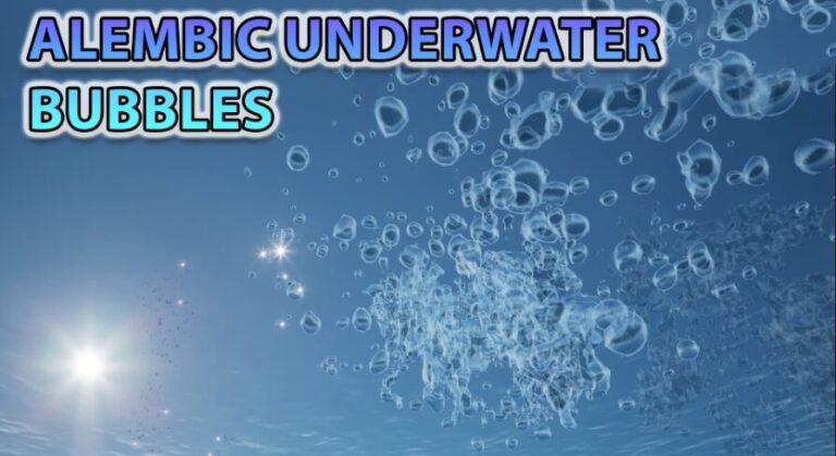 3D Alembic Underwater Bubbles download