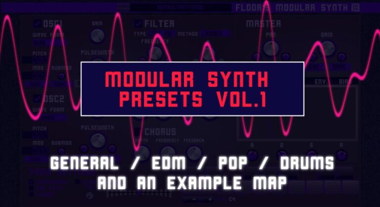 Modular Synth Presets 1 EDM  POP Drums download