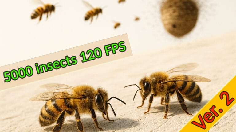 Advanced Fly Insects System – Realistic Swarm Simulation with AI Behavior download
