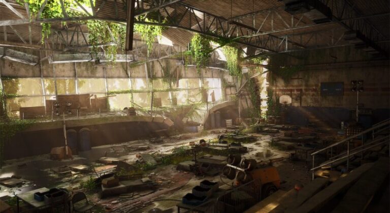 Abandoned Basketball Court/Gym download