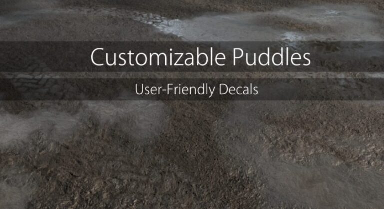 Customizable Puddles download