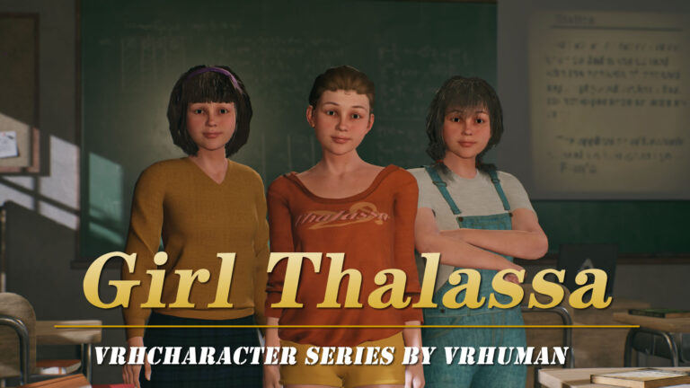 Little Girl Thalassa Childen Student NPC Female Character VRHC download