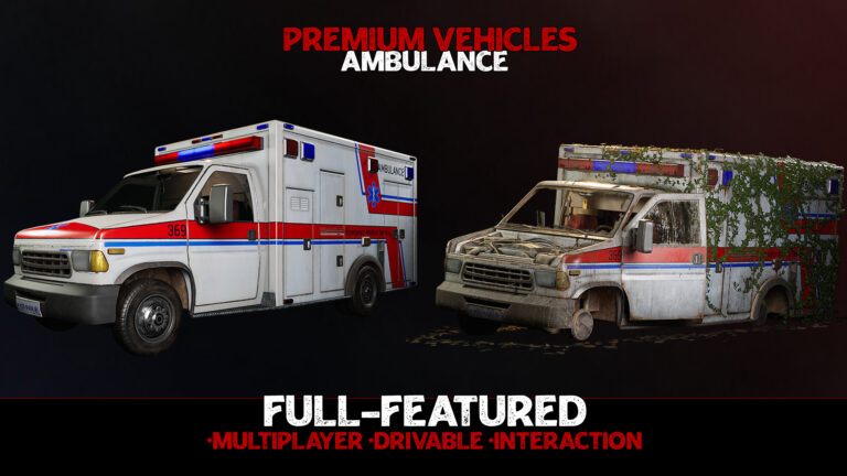 Ambulance – Premium – Drivable and Interactable download