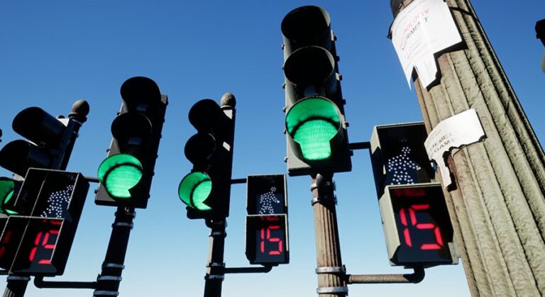 Traffic Lights Animated 14 Pack USA Stop light City download