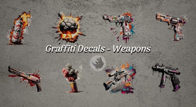 Graffiti Decals – Weapons download