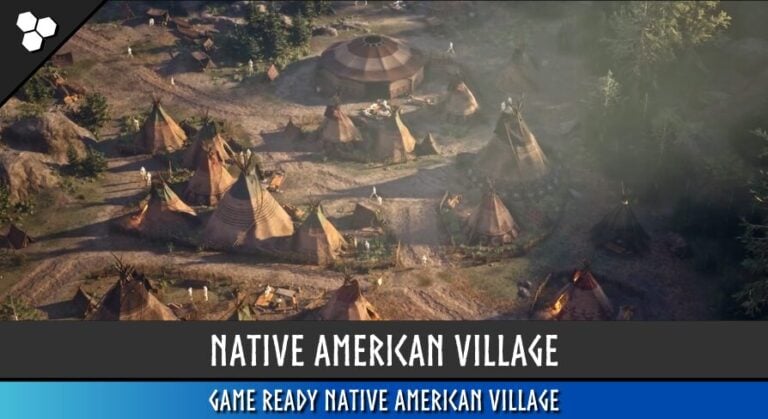 Native American Village (Village, Wild West Village, Mountains, Village) download