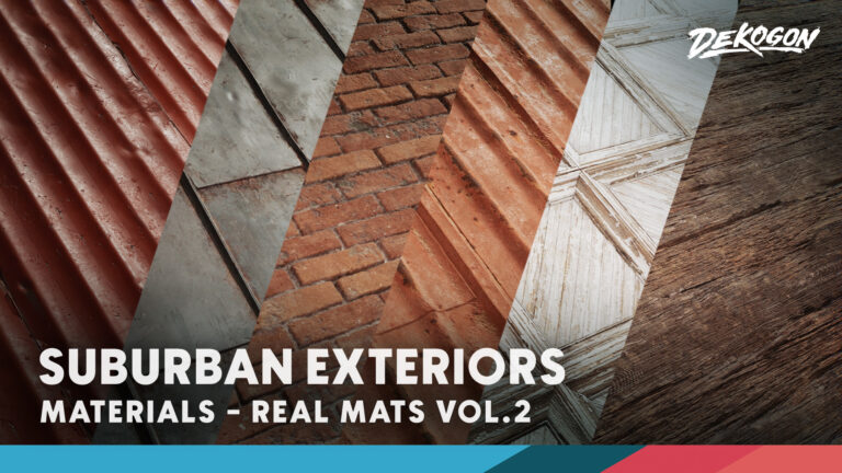 Realistic Materials VOL.2 – Suburban Exterior (50+ Materials) download