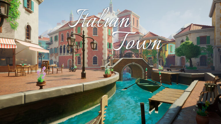 Stylized Italian Town ( Village Italian Town Stylized Italian Village Stylised ) download