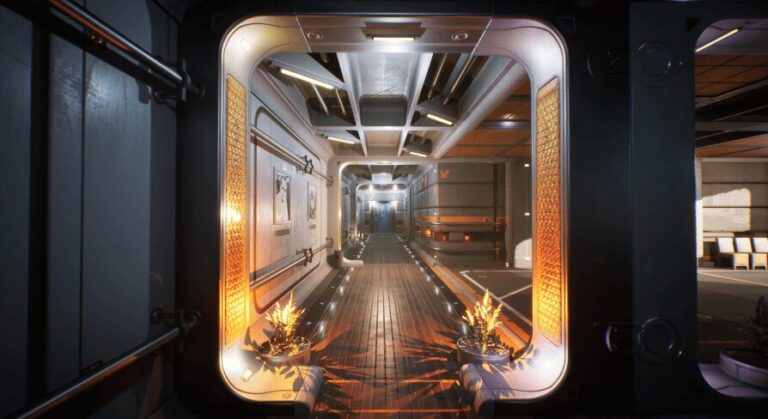 Sci-fi Rooms and Corridors Interior Kit download