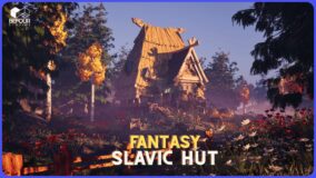 Fantasy Slavic Hut Environment download