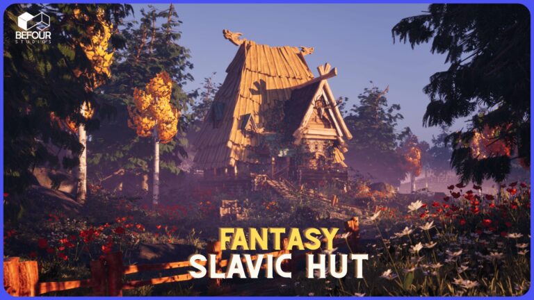 Fantasy Slavic Hut Environment download