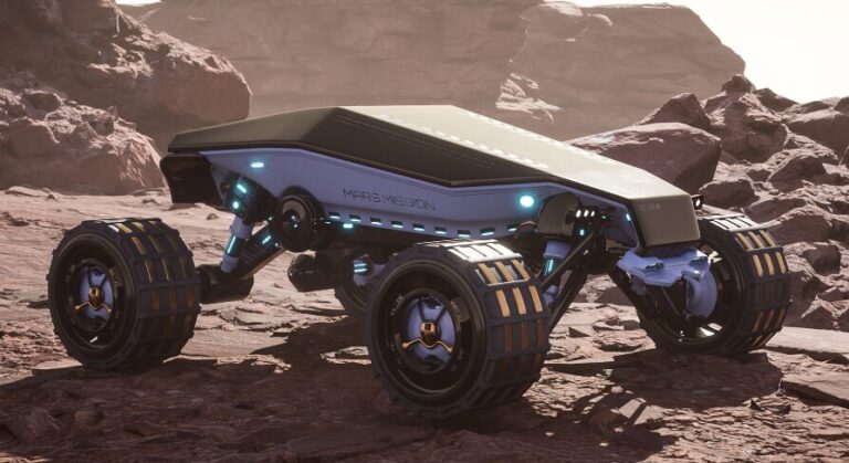 Driveable Mars Rover download