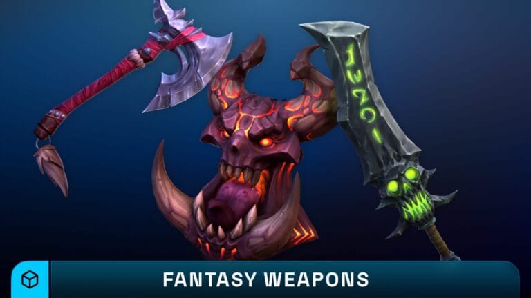 Stylized Fantasy Weapons Pack download
