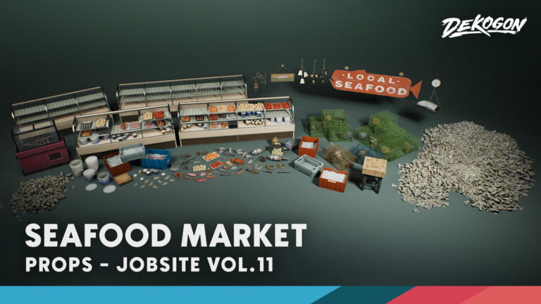 Jobsite VOL.11 – Seafood Market (Nanite & Low Poly) download
