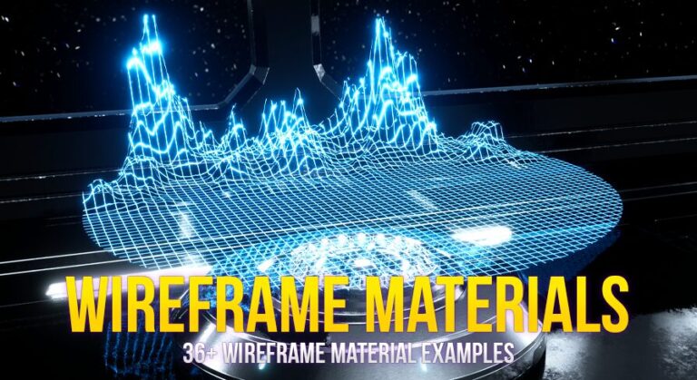 Wireframe Material Pack download
